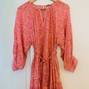 Pink & Coral Paisley Mini